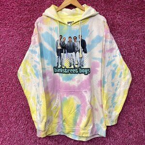 Backstreet Boys Tiie-Dye Pullover Hoodie 2XL